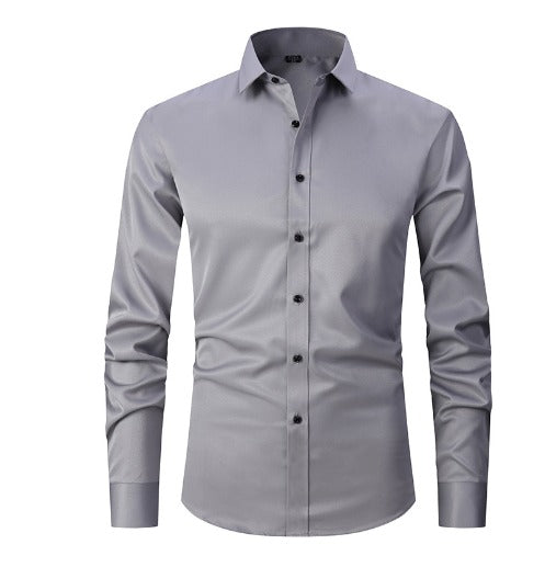 Chemise Homme Noir Slim Fit