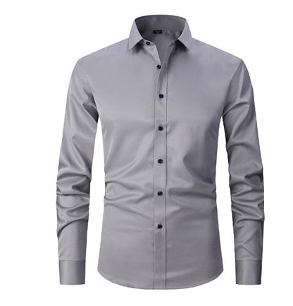 Chemise Homme Noir Slim Fit
