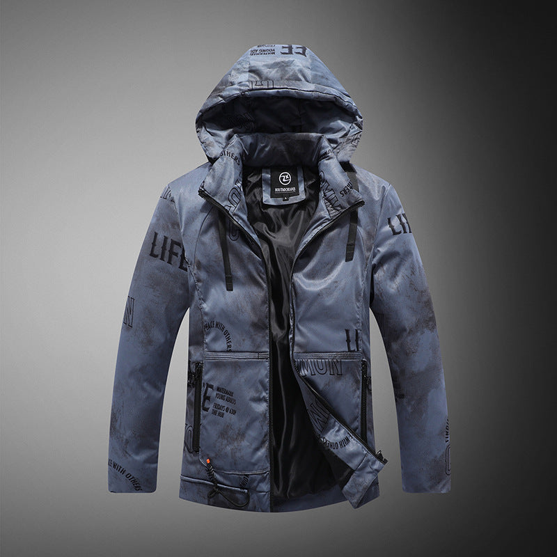 Veste Hivernale Homme Capuche et Poches multiples