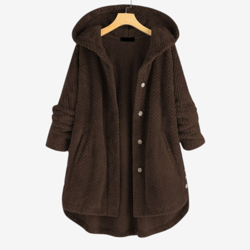 Veste à Capuche Femme Hiver avec Poches