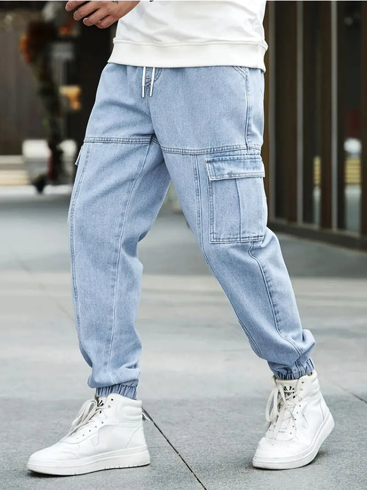 Jean Dénim Casual Homme Style Streetwear - LuxeStyle