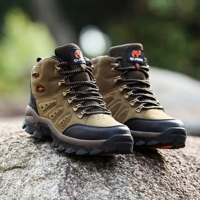 Bottes de marche étanches brunes homme - LuxeStyle