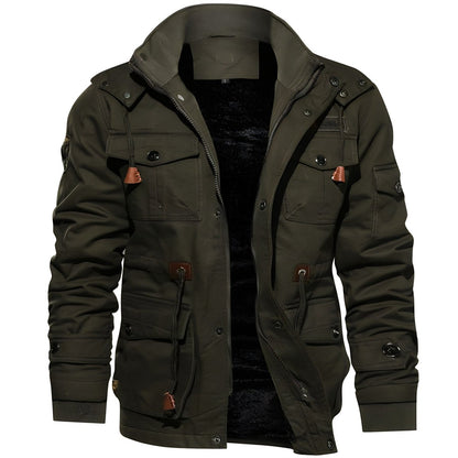 Veste Hiver Chaude et Étanche à Capuche