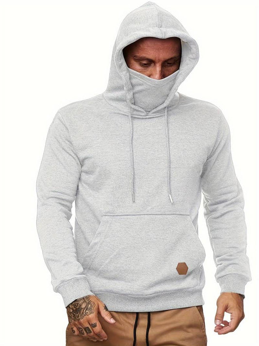 Sweat Capuche Homme Masqué Manches Longues - LuxeStyle