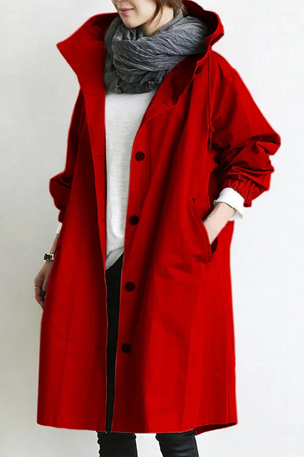Veste Imperméable Femme avec Capuche pour Tempête
