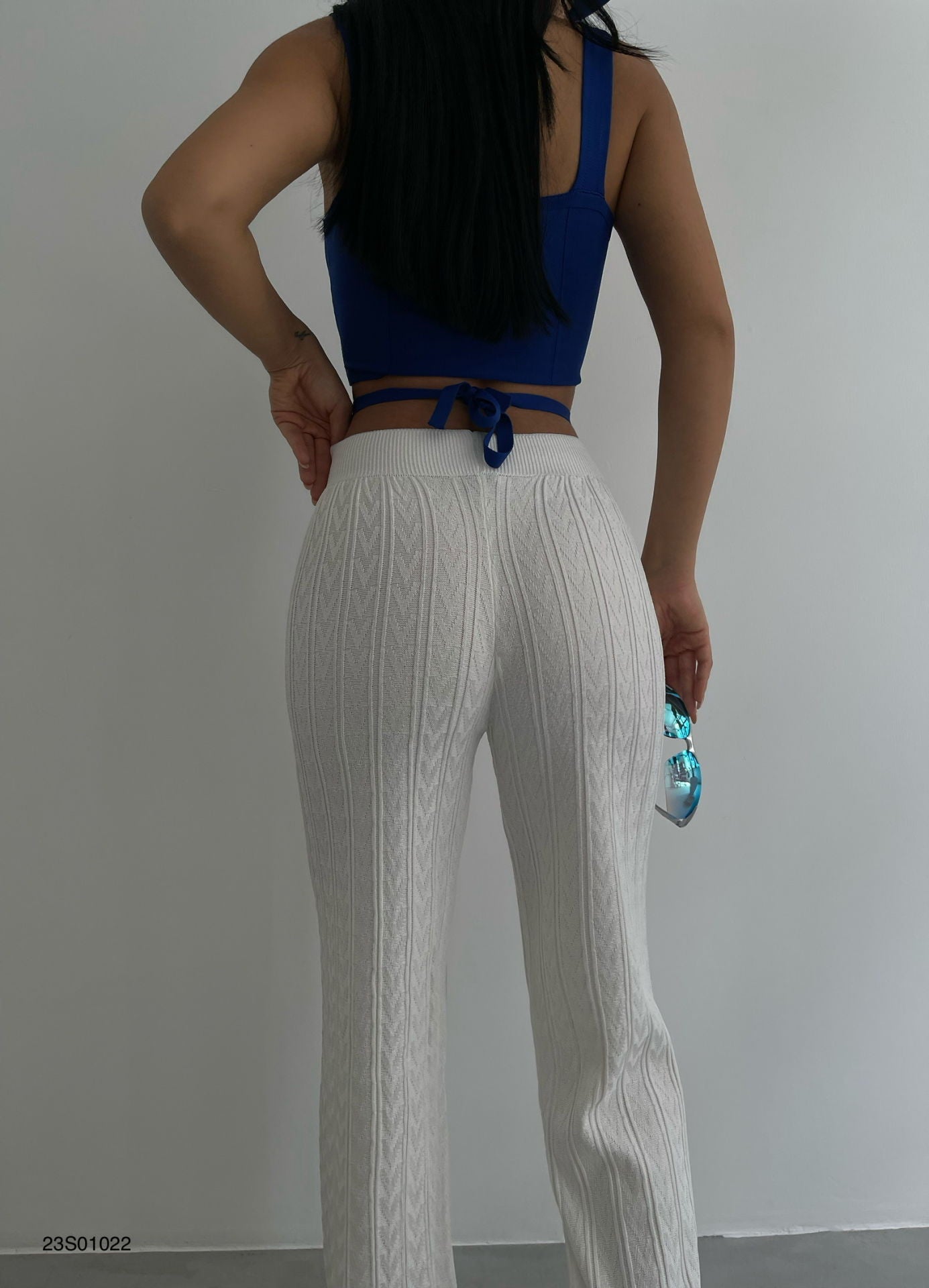 Pantalon Lin Décontracté pour Femme Été