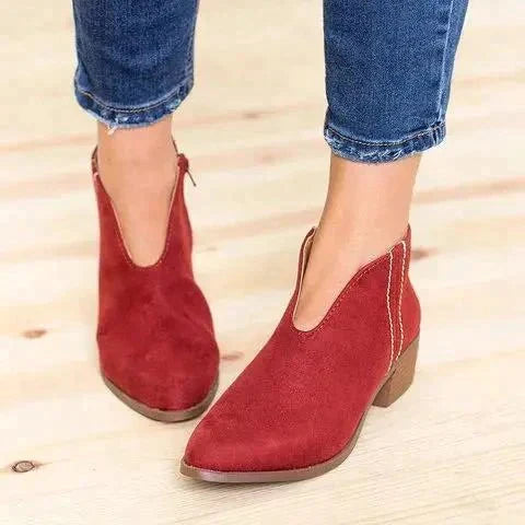 Bottines Haut talon Femmes Polyvalentes Automne - LuxeStyle