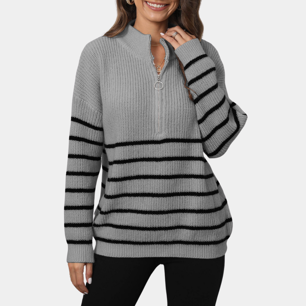 NYDIA - Pull Tricoté pour Femme