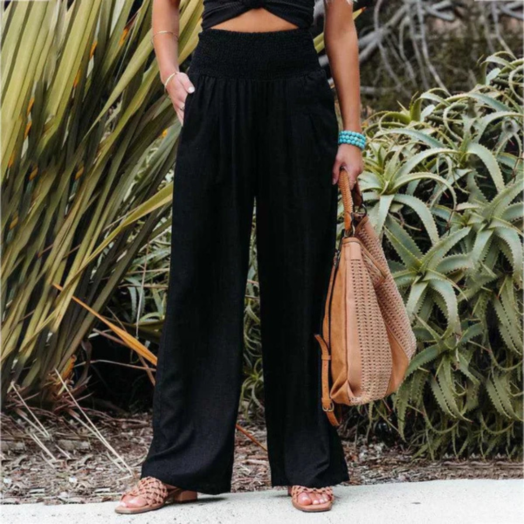 Pantalon Décontracté Femme Taille Relaxe