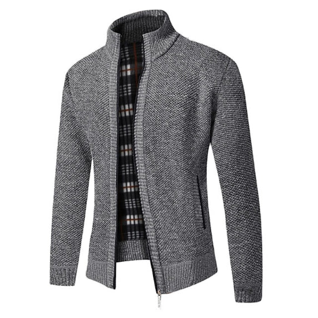 Pull zippé homme chaud hiver - LuxeStyle