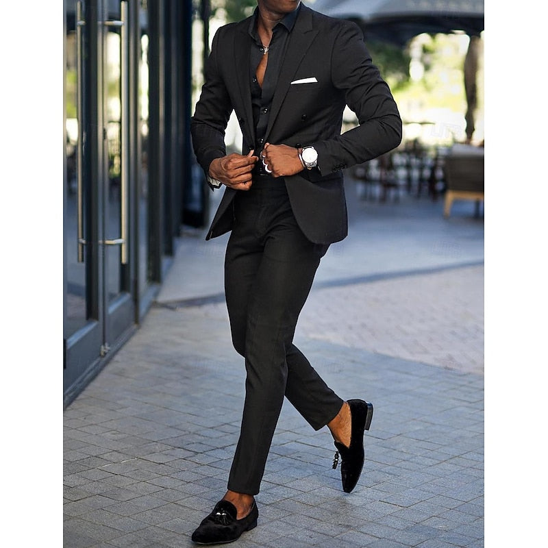 Costume Mariage Classique Pour Homme 2 Pièces