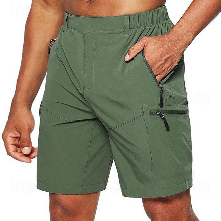 Short de running homme avec poches sécurisées