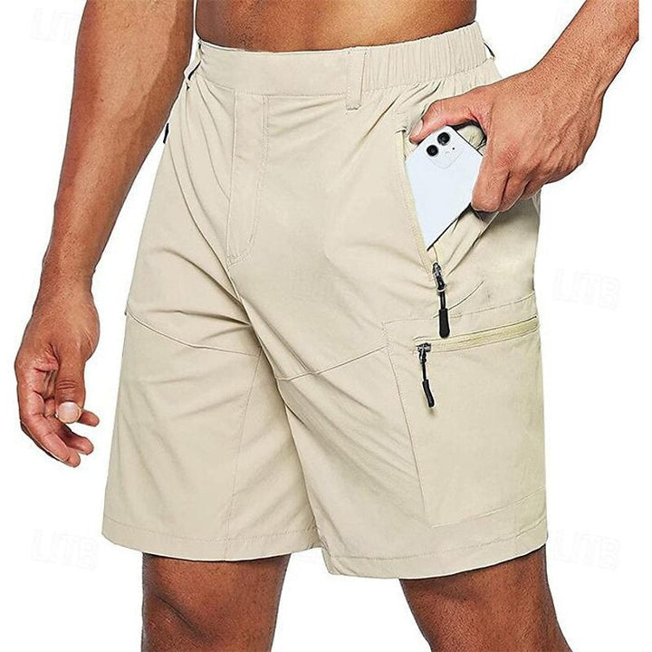 Short de running homme avec poches sécurisées