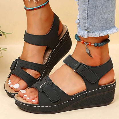 Sandales talons hauts en cuir femme colorées