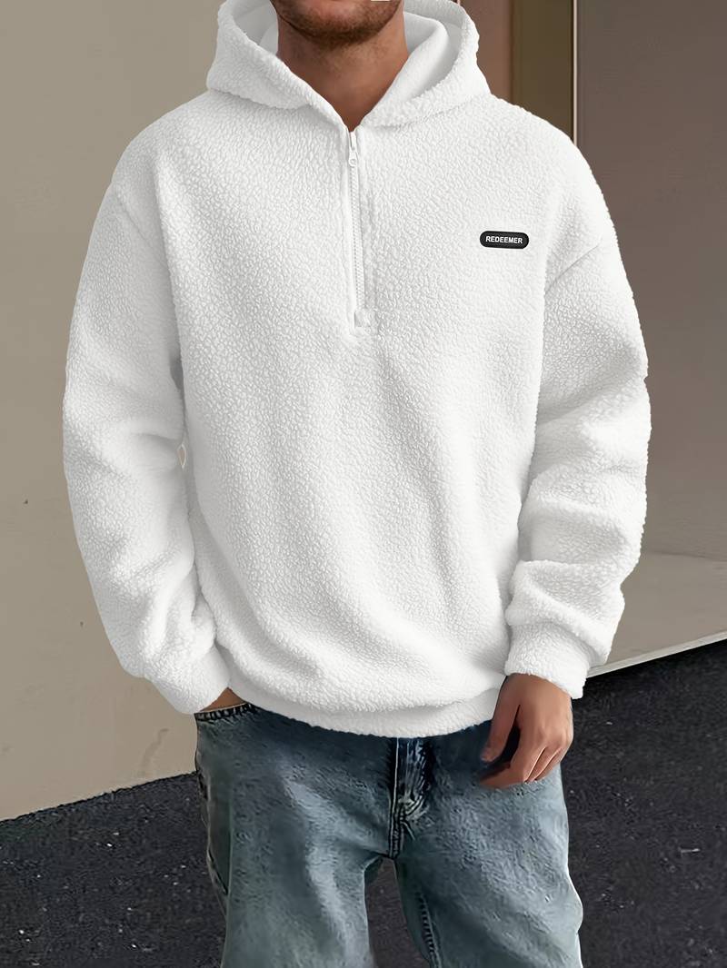Sweat à Capuche Epais pour Homme Hiver