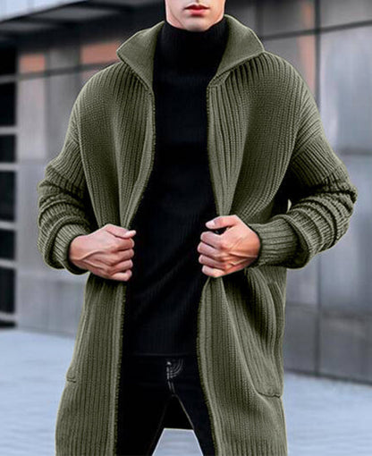 Manteau Homme Long Élégant pour Tous les Jours - LuxeStyle