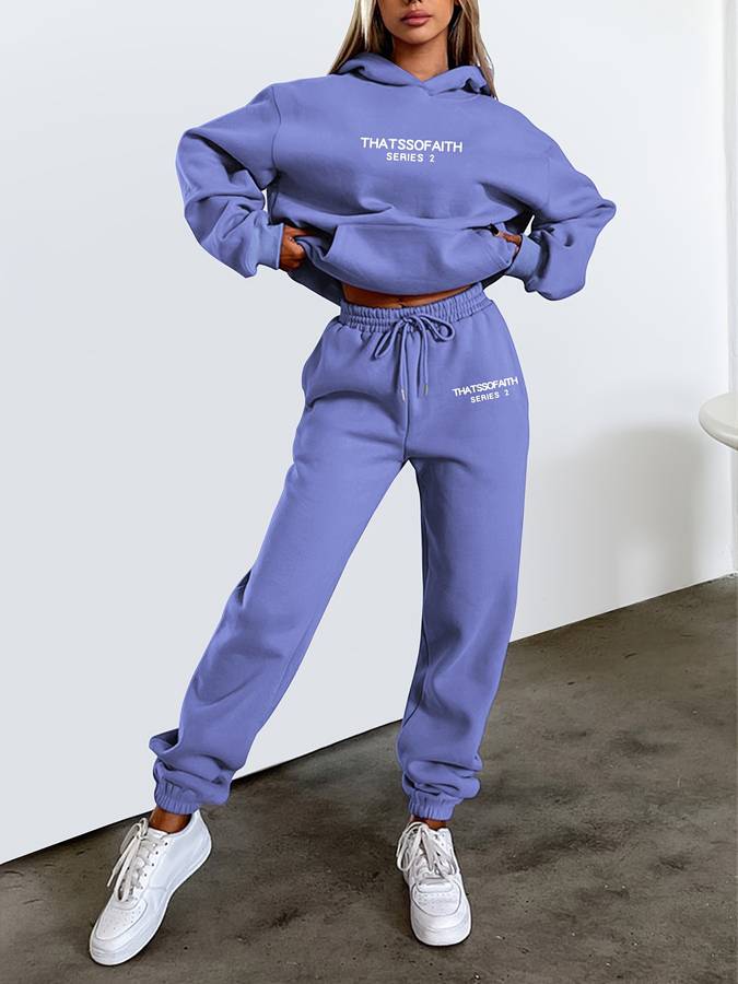 Survêtement Femme Brun Confortable