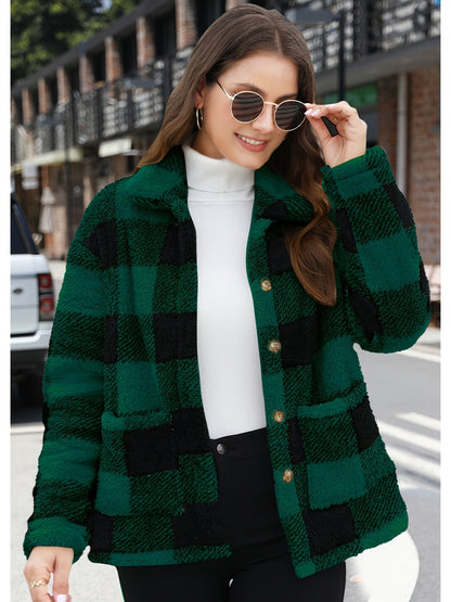 Veste Hivernale Douce à Poils