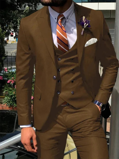 Costume Mariage Homme Élégant Tailleur Noir