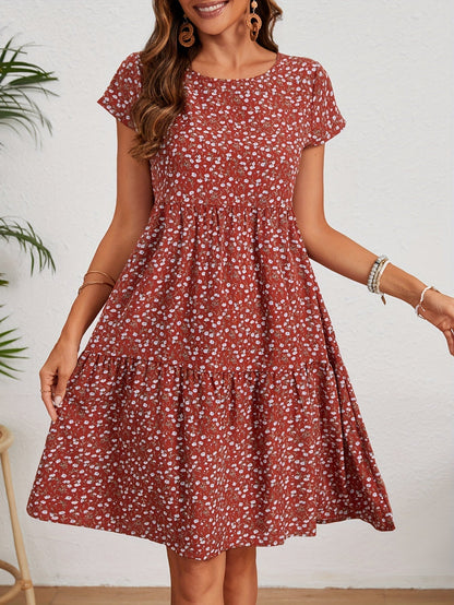 Robe Été Libre Fleurie pour Femme