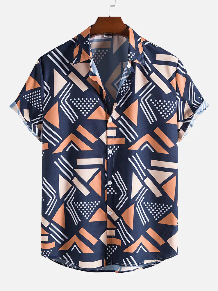 Chemise Graphique Formes Géométriques