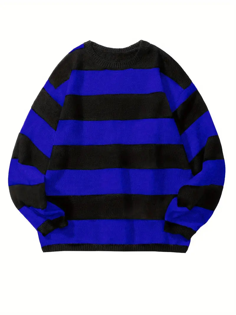 Pull à Rayures Classique pour Homme