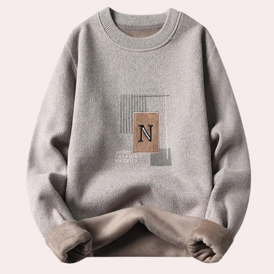 GILBERTO - Pull Épais Modern pour Hommes