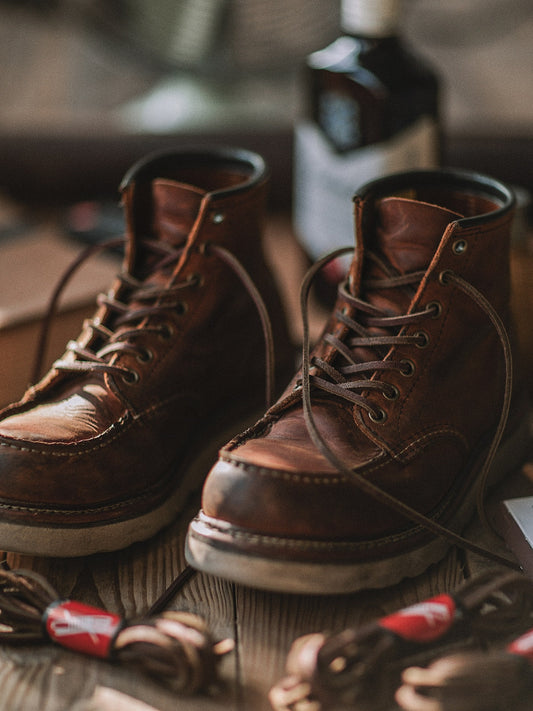 Bottes cuir brun homme classiques - LuxeStyle