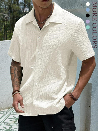 Chemise Homme Décontractée Été