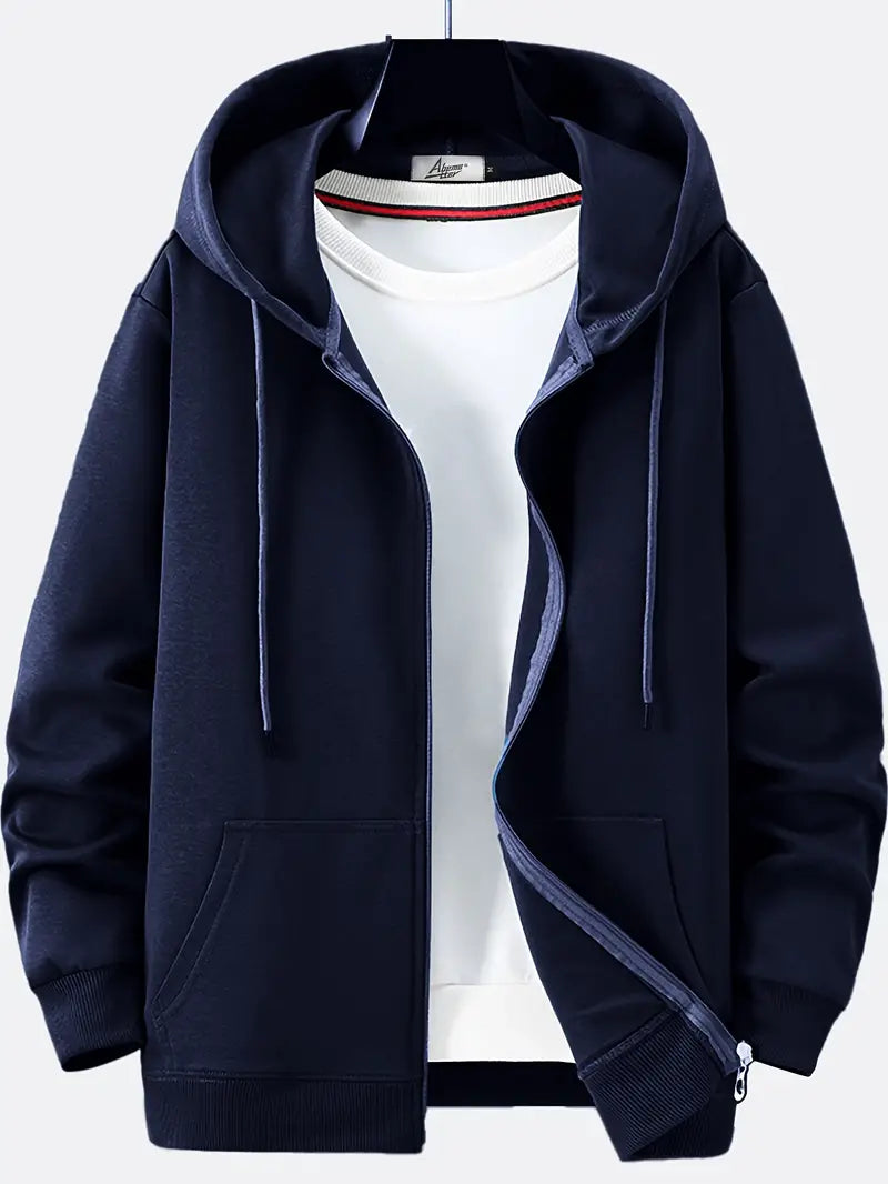 Sweat À Capuche Douillet Pour Hommes Automne Hiver