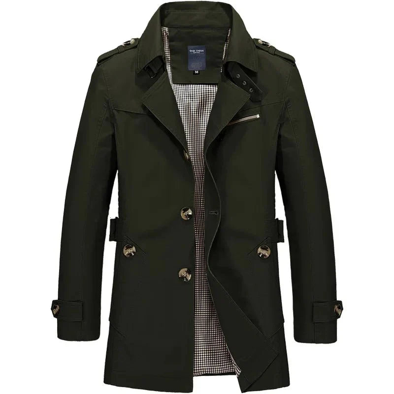 Veste Hiver Chic pour Homme - Mi-Long Élégant et Douillet