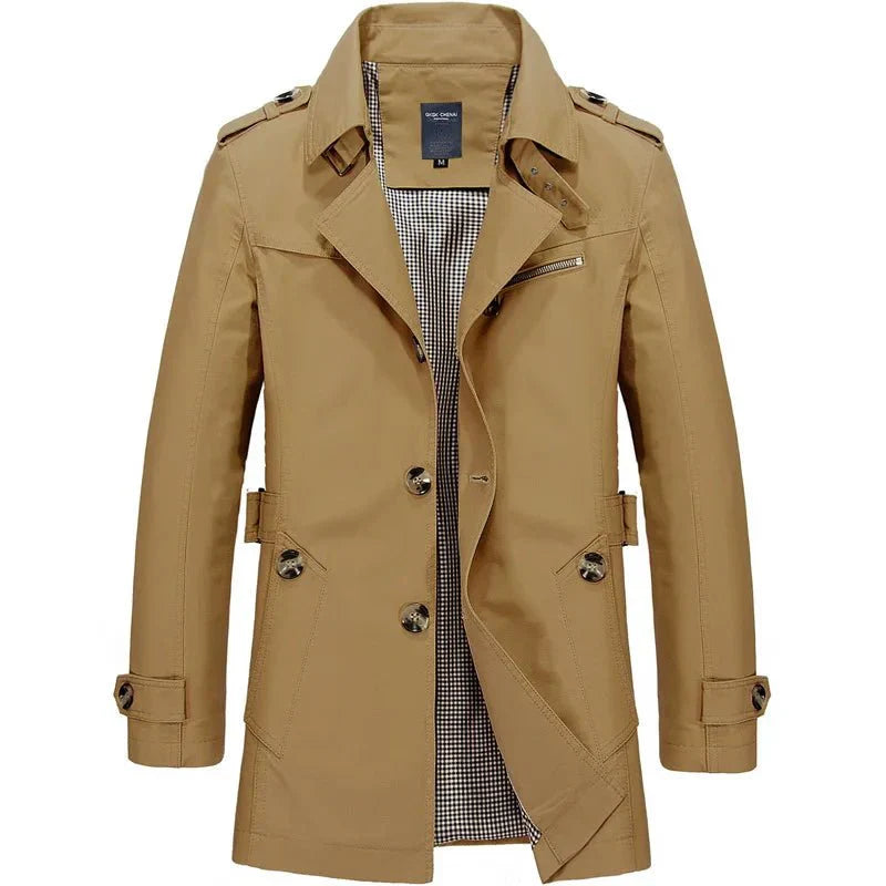 Veste Hiver Chic pour Homme - Mi-Long Élégant et Douillet