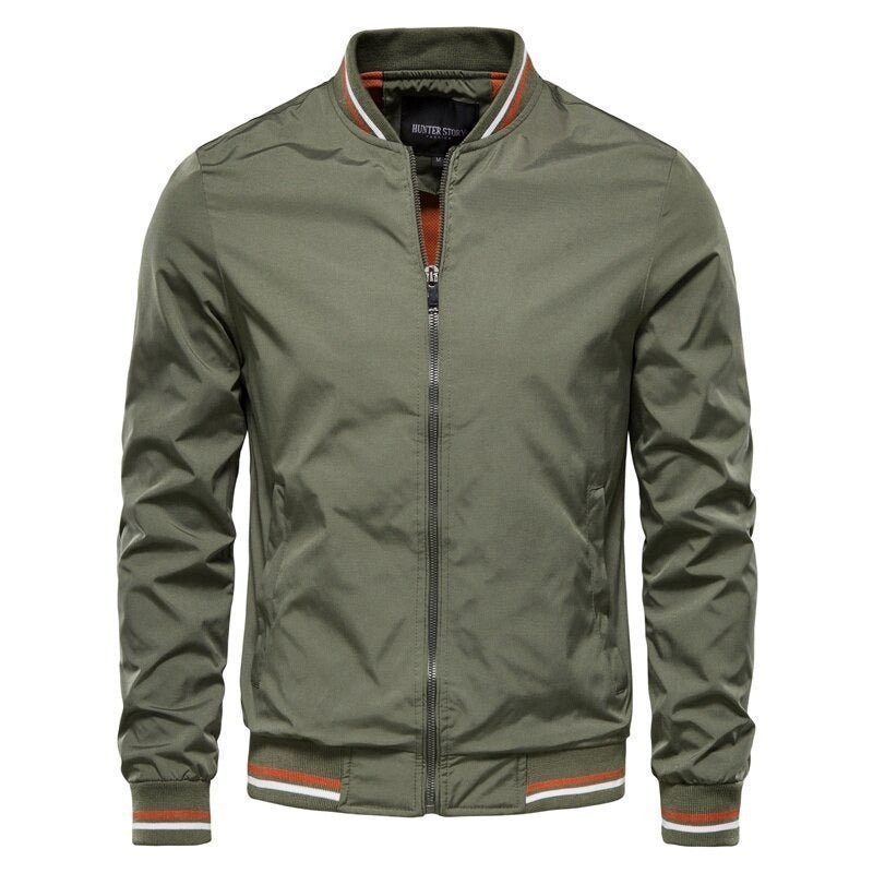 Blouson Homme Élégant - Veste Sport Chic Légère pour Printemps