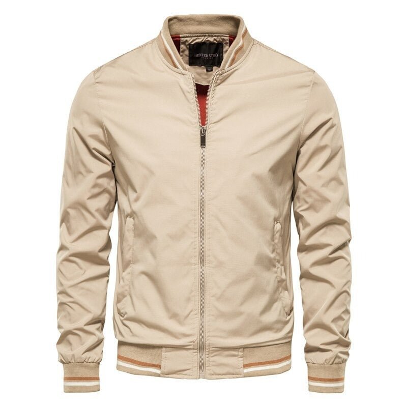 Blouson Homme Élégant - Veste Sport Chic Légère pour Printemps