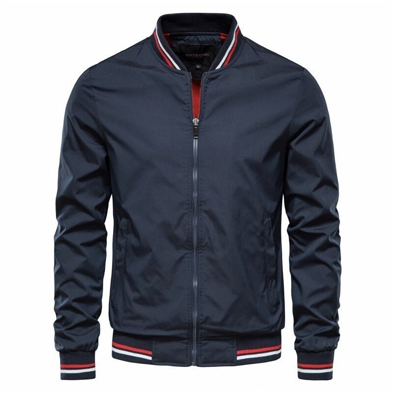 Blouson Homme Élégant - Veste Sport Chic Légère pour Printemps