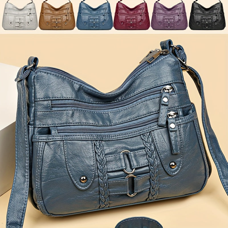 Sac à Main Polyvalent avec Fermetures Pratiques et Bretelle Réglable