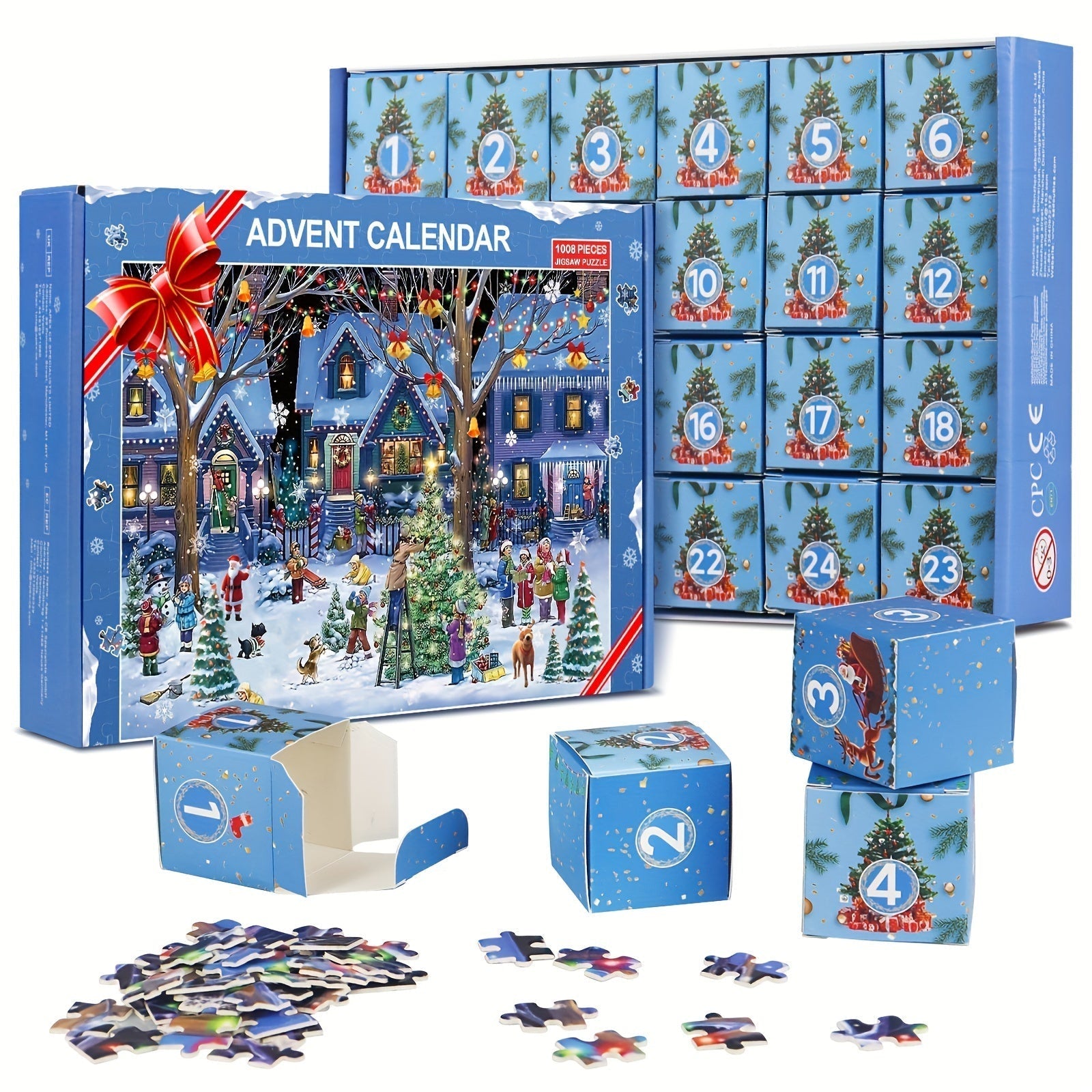 Calendrier de l'Avent Puzzle Hiver Enneigé - BlxckFR