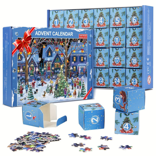 Calendrier de l'Avent Puzzle Hiver Enneigé - BlxckFR