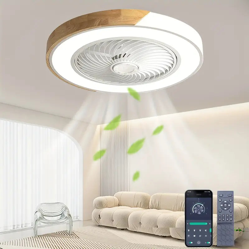 Ventilateur de Plafond Design avec Télécommande et Éclairage LED Intégré - LuxeStyle