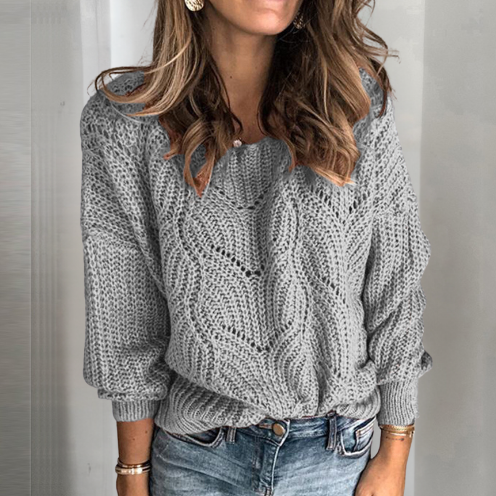 CATARINA - Pull Tricoté Classe pour Femmes