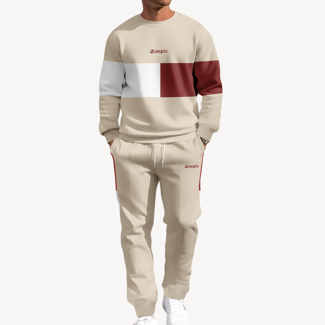 Tenue Sport Homme Veste Puffer Et Pantalon Jogging