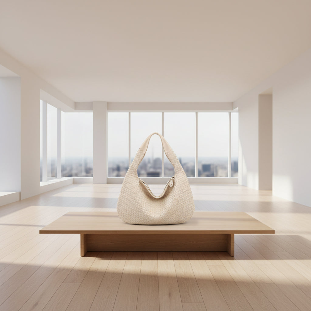 Sac À Main Tressé avec Poche Intérieure | Parfait pour Tous les Jours