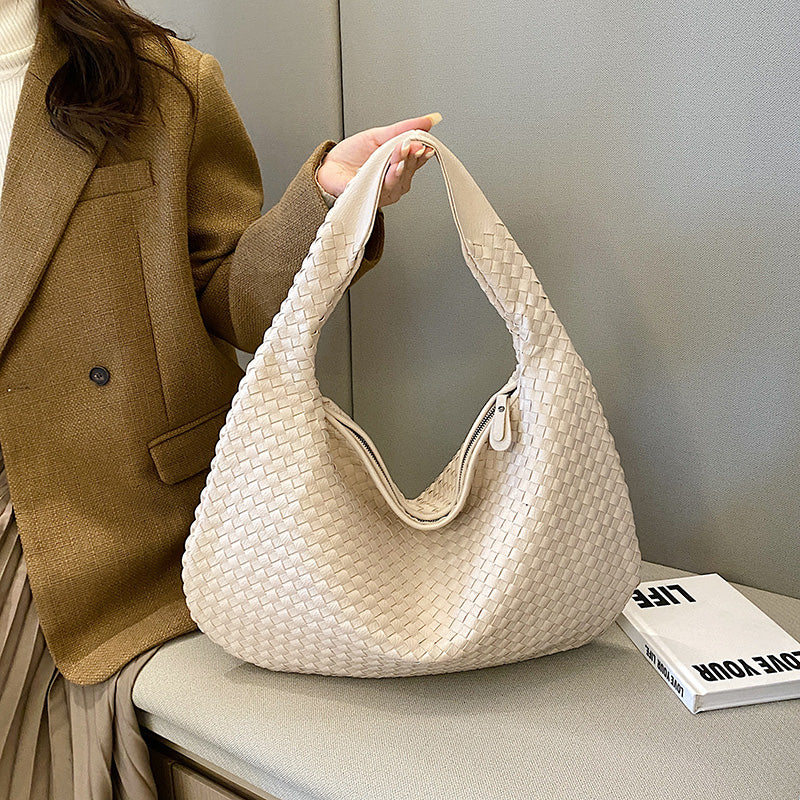 Sac à épaule en cuir recyclé pour femme