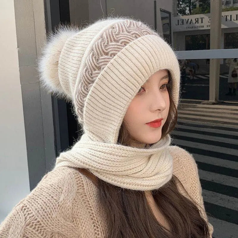 Chapeau et Écharpe Douillet Polaire pour Femme - LuxeStyle
