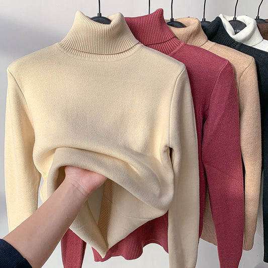 Pull Femme Col Roulé Douillet & Chaud Hiver - LuxeStyle