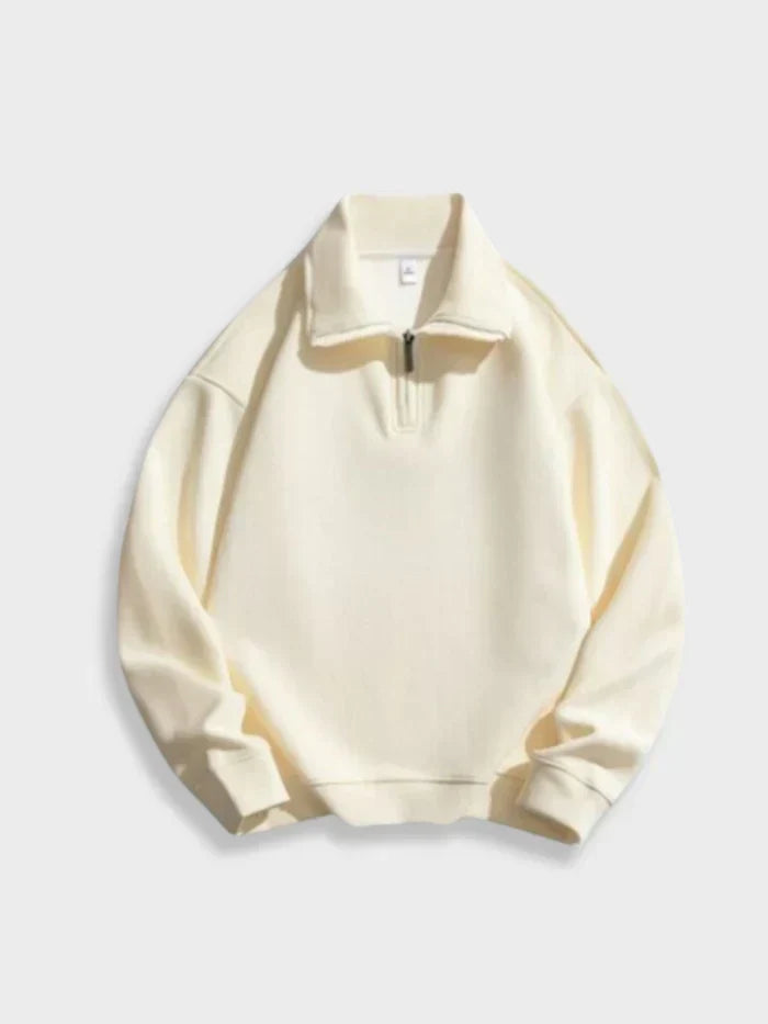 Pull Homme Décontracté à Fermeture Éclair