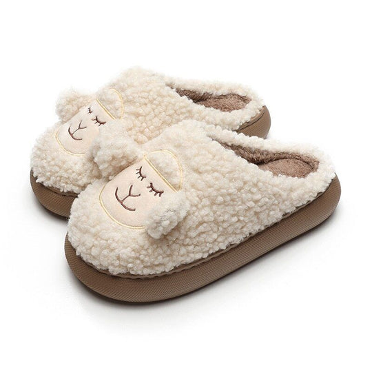 Chaussons Mignons Douillet en Peluche pour Domicile