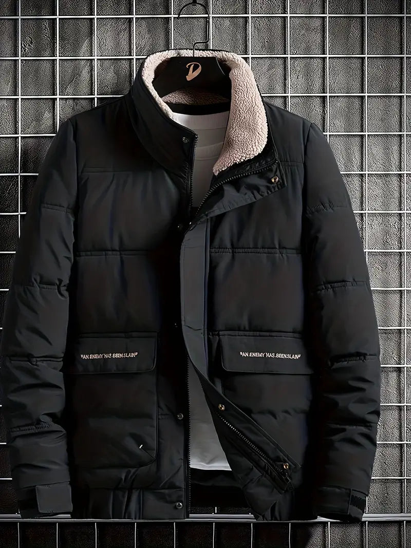 Veste Homme Zippée Col Montant pour Tous Les Jours - LuxeStyle