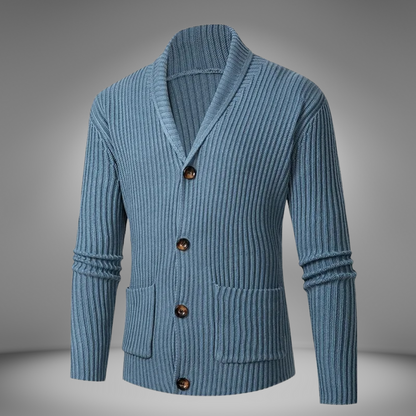Cardigan casual confortable avec manches longues et poches pratiques