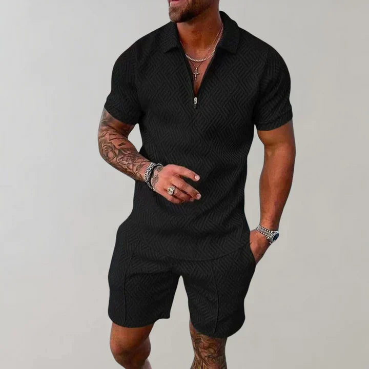 Costume Homme Chamois Imprimé Été Manches Courtes